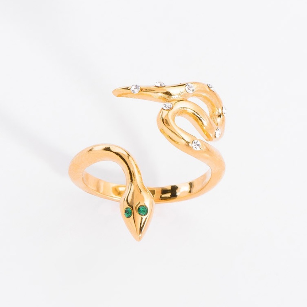 Snake Ring 18K Gold plated